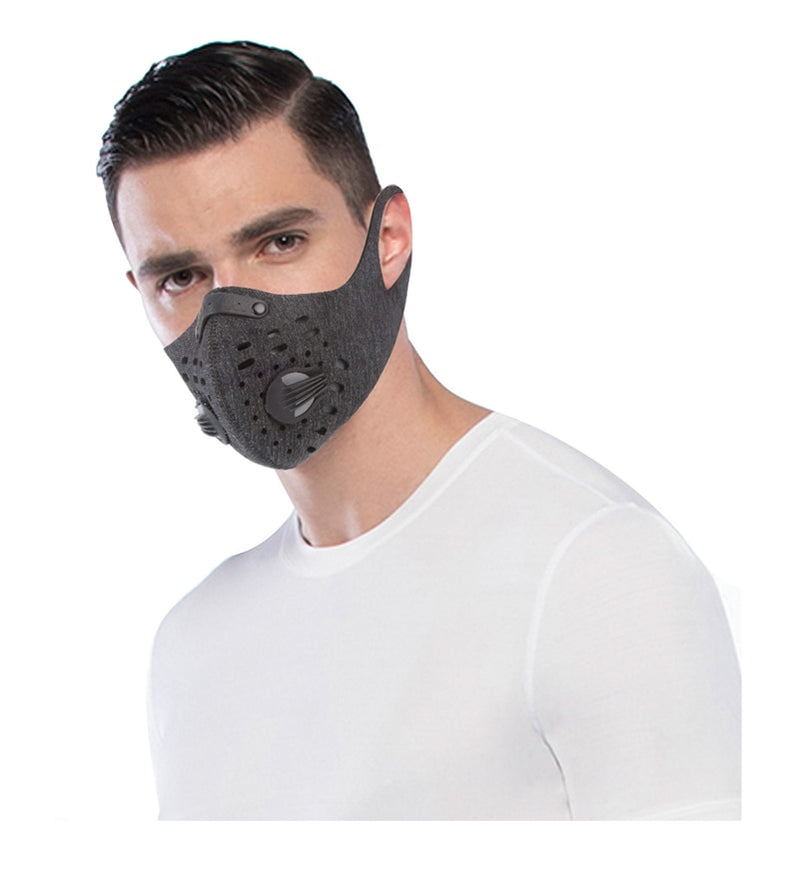 WEST BIKING N95 Dust-proof Cycling Mask With Filter Activated Carbon Bike Face Mask Outdoor Coronavirus Mask Bicycle Face Shield - virtualcatstore.com