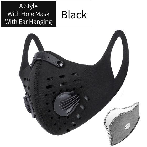 WEST BIKING N95 Dust-proof Cycling Mask With Filter Activated Carbon Bike Face Mask Outdoor Coronavirus Mask Bicycle Face Shield - virtualcatstore.com