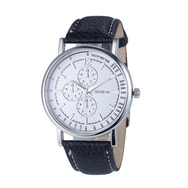 Fashion Women Men Diamond Analog Quartz Faux Leather Wrist Watch Watches Gift watch man luxury Brand - virtualcatstore.com