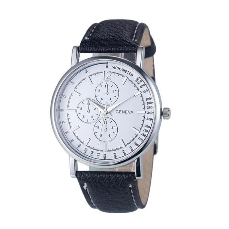 Fashion Women Men Diamond Analog Quartz Faux Leather Wrist Watch Watches Gift watch man luxury Brand - virtualcatstore.com