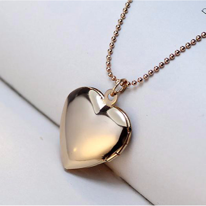 Photo Frame Memory Locket Necklace - virtualcatstore.com