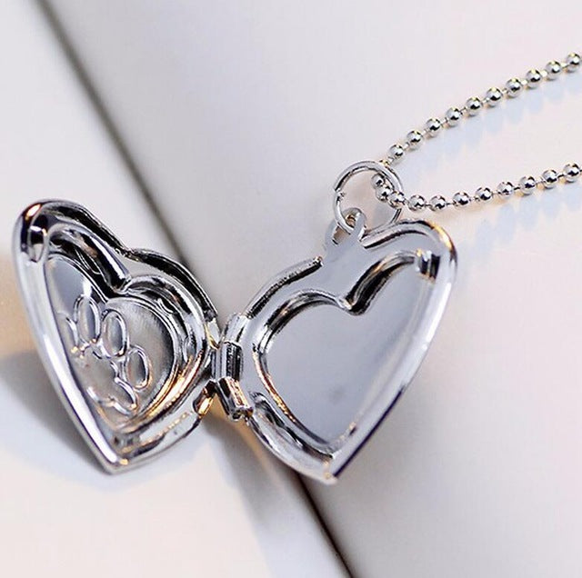 Photo Frame Memory Locket Necklace - virtualcatstore.com