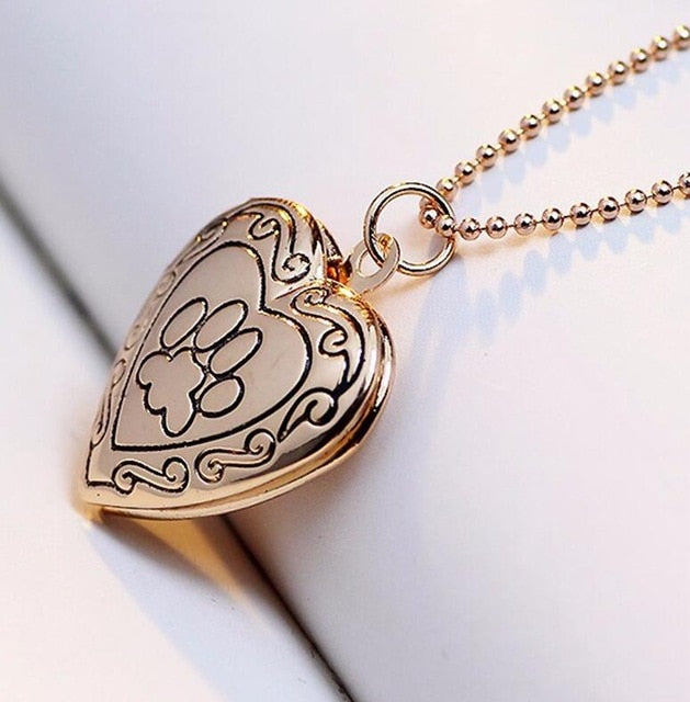 Photo Frame Memory Locket Necklace - virtualcatstore.com