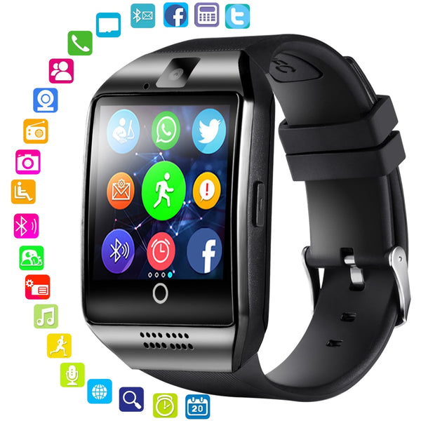 Bluetooth Smart Watch  With Touch Screen Big Battery Support TF Sim Card Camera for Android Phone Smartwatch - virtualcatstore.com