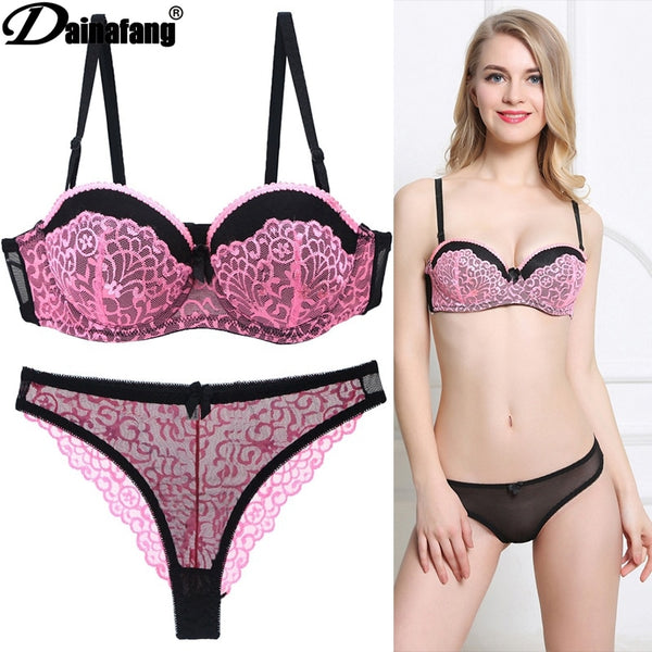 New European Sexy Girl Lingerie Lingerie Collection Gathers Adjustable Lingerie for Women ABC Cup - virtualcatstore.com