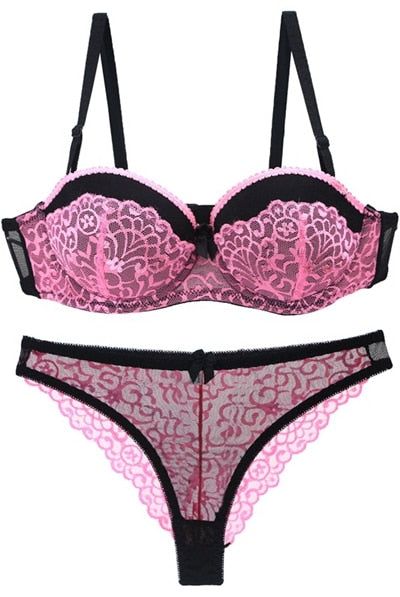 New European Sexy Girl Lingerie Lingerie Collection Gathers Adjustable Lingerie for Women ABC Cup - virtualcatstore.com