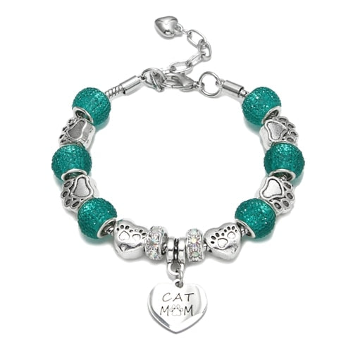 Luxury stainless steel Heart Charm Bracelets - virtualcatstore.com