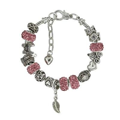 Luxury stainless steel Heart Charm Bracelets - virtualcatstore.com