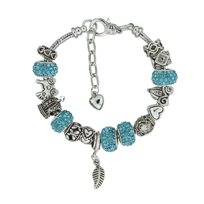 Luxury stainless steel Heart Charm Bracelets - virtualcatstore.com