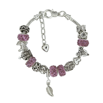 Luxury stainless steel Heart Charm Bracelets - virtualcatstore.com