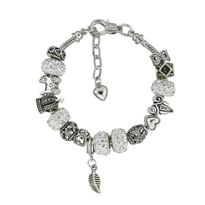 Luxury stainless steel Heart Charm Bracelets - virtualcatstore.com