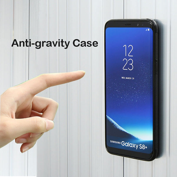 Anti Gravity Phone Cases for Samsung Galaxy S8 S8 Plus Fundas Magical Nano Suction Cover Anti-gravity Adsorbed Adsorption Case - virtualcatstore.com