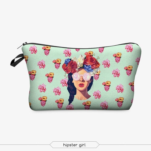 Makeup Bags  Travel  Pouch Women Cosmetic Bag - virtualcatstore.com