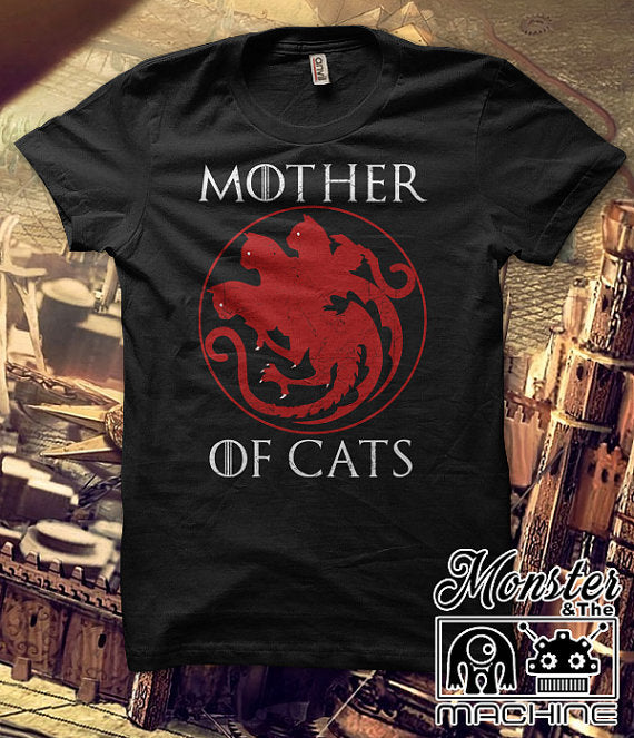 Mother of Cats harajuku Tees - virtualcatstore.com