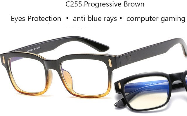 Anti Blue Rays Computer Glasses Men Blue Light Gaming Glasses Protection Myopia - virtualcatstore.com