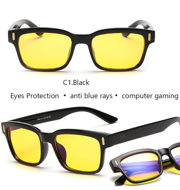 Anti Blue Rays Computer Glasses Men Blue Light Gaming Glasses Protection Myopia - virtualcatstore.com