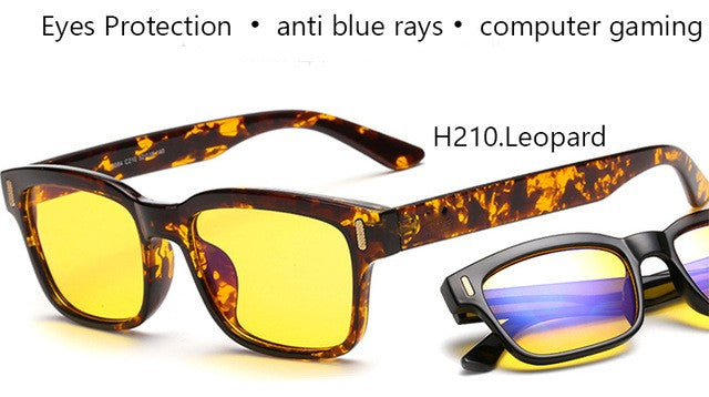 Anti Blue Rays Computer Glasses Men Blue Light Gaming Glasses Protection Myopia - virtualcatstore.com