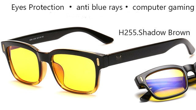 Anti Blue Rays Computer Glasses Men Blue Light Gaming Glasses Protection Myopia - virtualcatstore.com