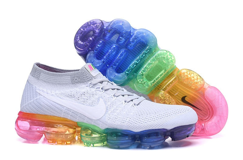 Nike Air VaporMax Flyknit 1.0 Fabric Socks Badminton Shoes Female Cushion Jogging Sneakers With Half Size - virtualcatstore.com