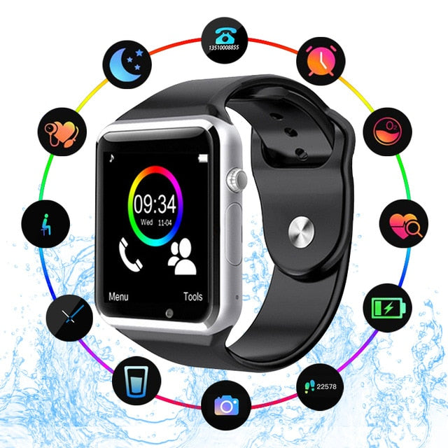 Bluetooth Smart Watch for Apple Watch with Camera 2G SIM TF Card Slot Smartwatch Phone For Android IPhone Russia T15 - virtualcatstore.com