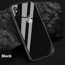 Luxury Nano Glass Phone Case For iPhone XR XS Max XS Metal Frame Back Cover For iPhone X 6 6s 7 8 Plus - virtualcatstore.com