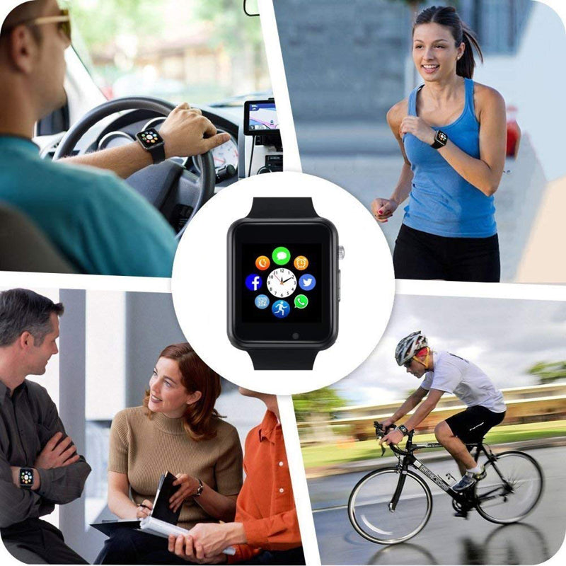 Smart Watch Bluetooth SIM CARD GSM Phone Fitness Tracker For Android Samsung iPhone Universal Phone Man Women - virtualcatstore.com